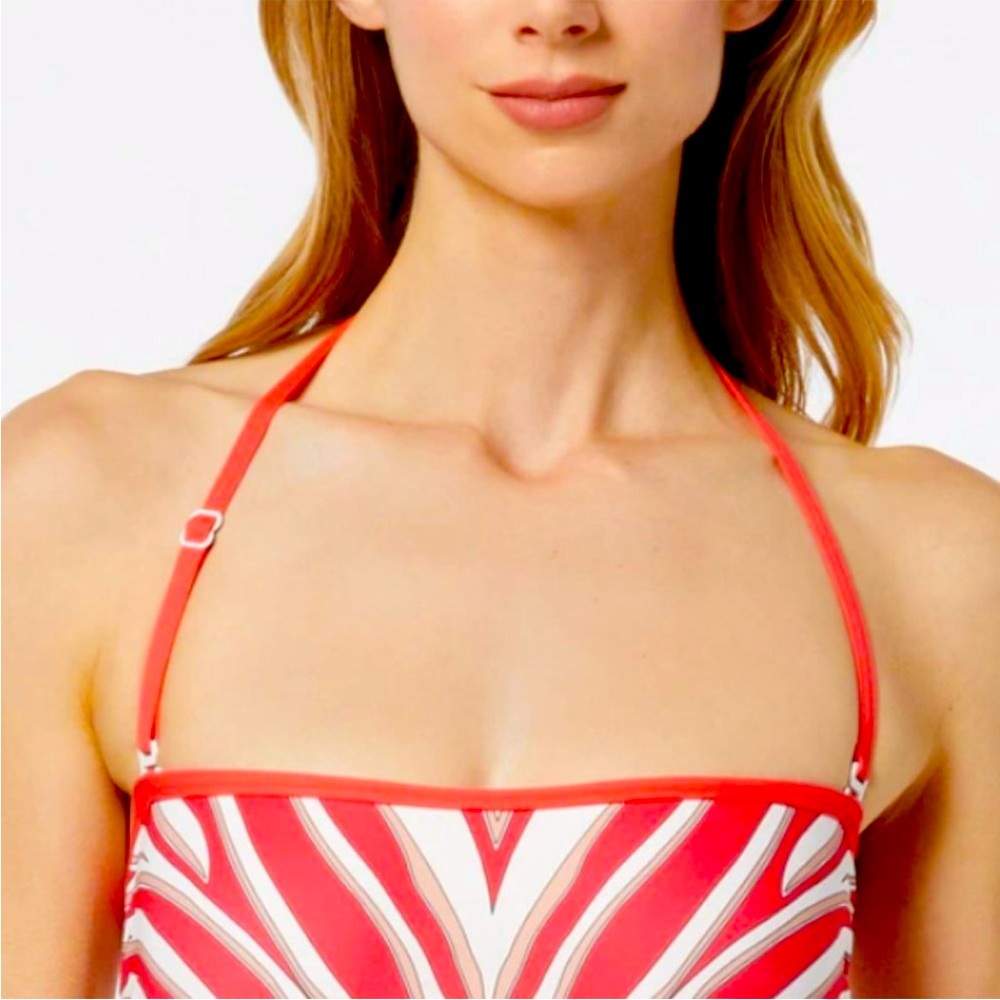 NWT Michael Kors Bandeau One Piece Bathing Suit. Size 6. - Picture 2 of 9
